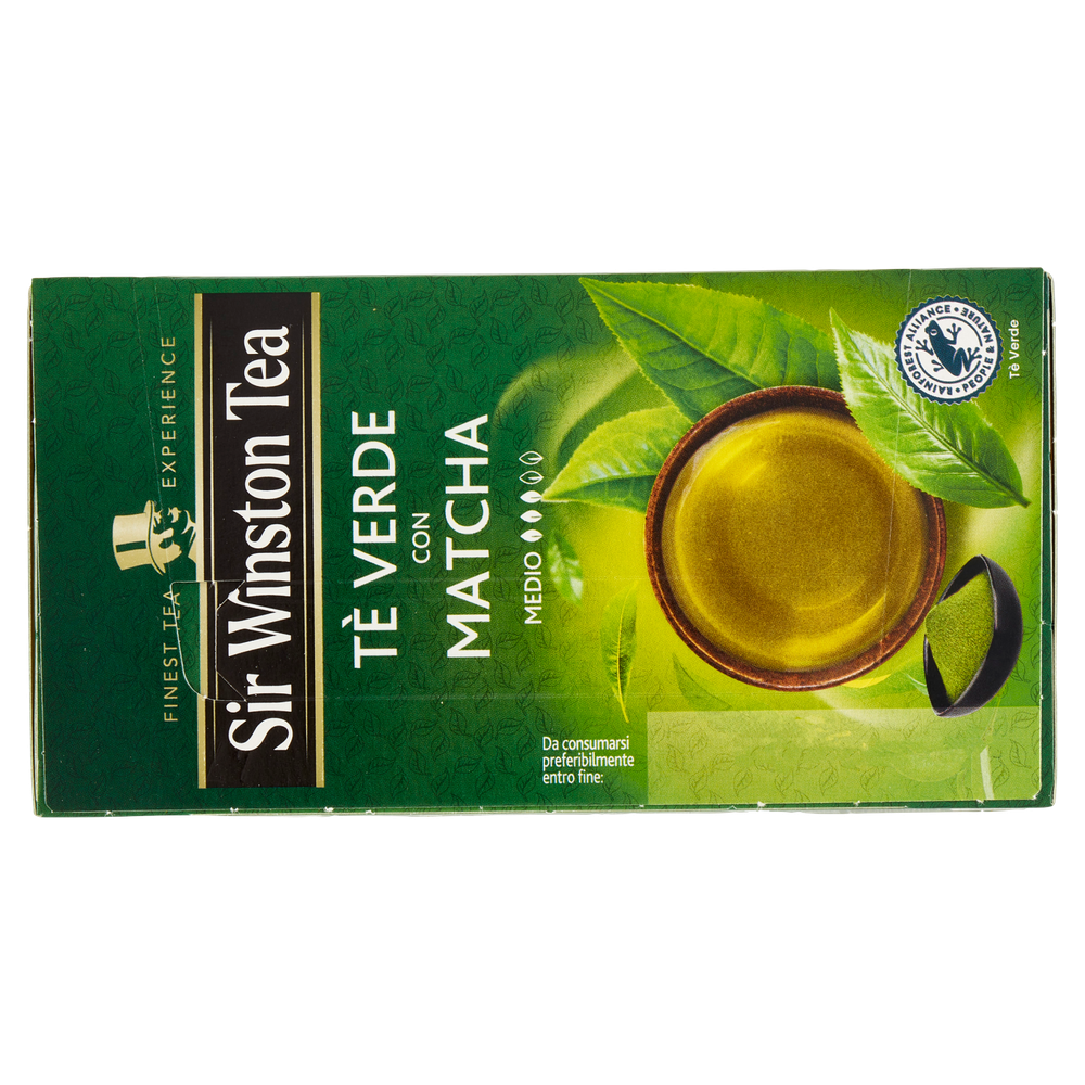 Tè Verde Con Matcha 20x1,75g Bustine Sir Winston Tea - Foto 3
