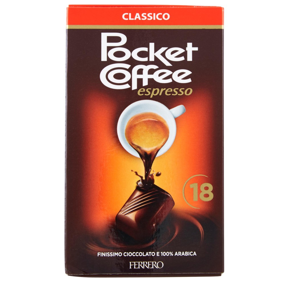 Cioccolatini Con Espresso Classico 18x12,5g Pocket Coffee - Foto 1
