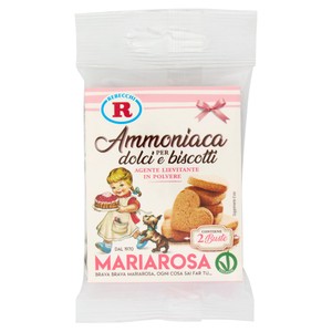 Ammoniaca Lievitante Per Dolci, Biscotti Senza Glutine 2x20g Mariarosa - Foto 1