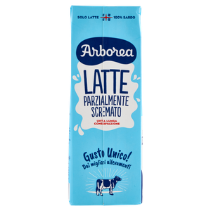 Latte Uht Parzialmente Scremato Arborea