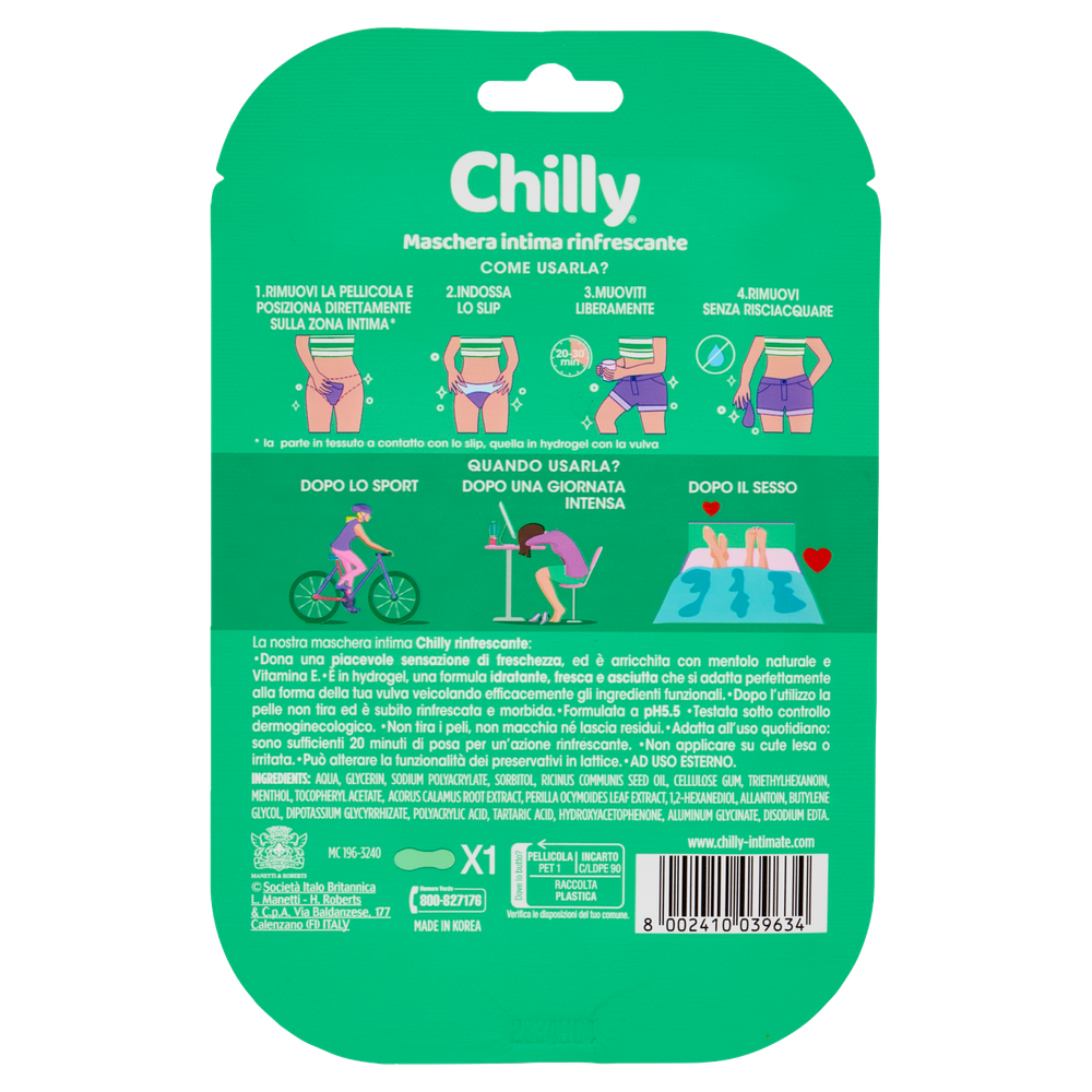 Maschera Intima Rinfrescante Chilly - Foto 2