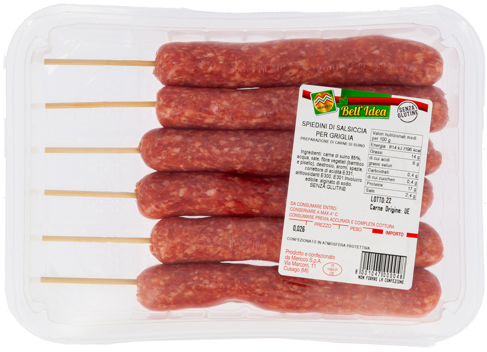Spiedini Salsiccia Mericco - Foto 1