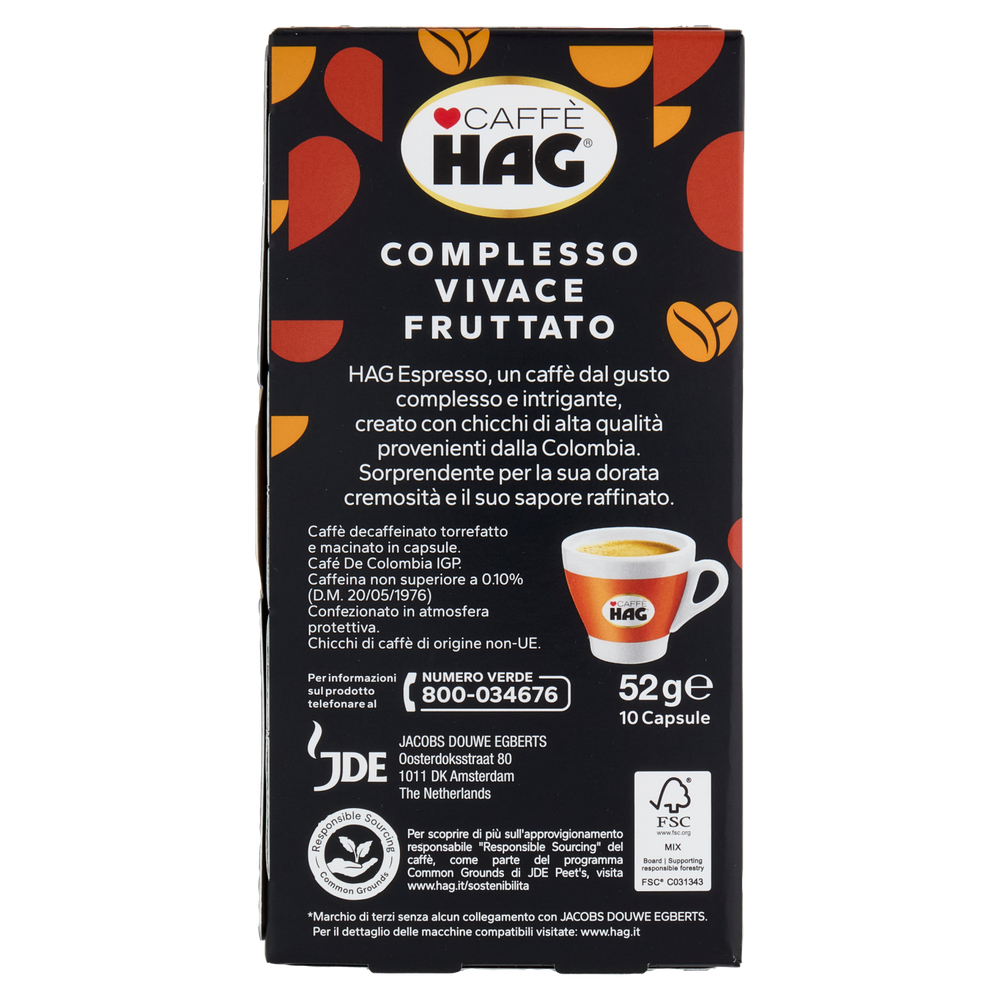 Hag X10 Capsule Espresso Colombia 52gr - Foto 3