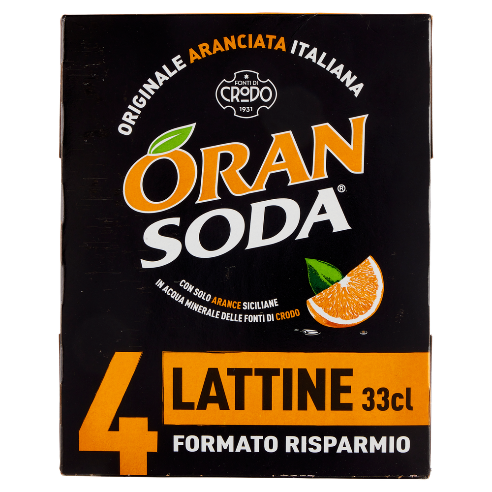 Oransoda 4 Lattine Da Cl.33