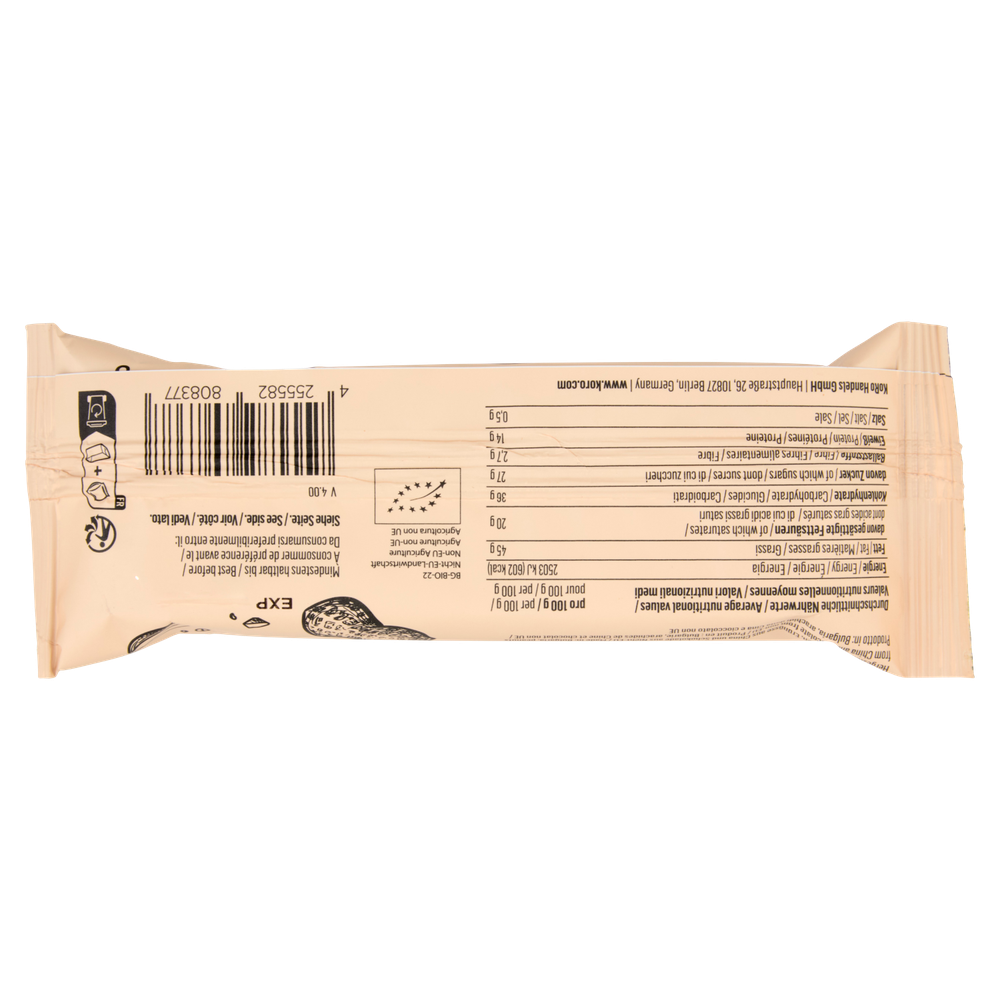 Koro Vegan Nut Butter Cups Salted Peanut 3x13g - Foto 3