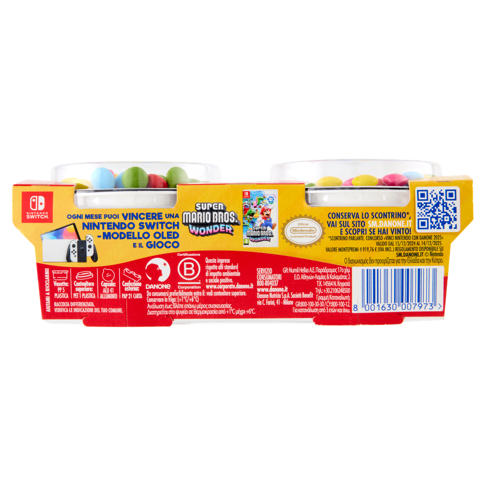 Yogurt Con Confettini Fragola 2x110g Danone Super Mario - Foto 3