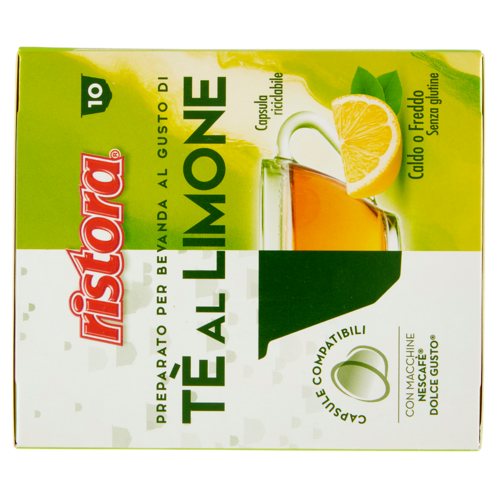 Tè Al Limone In Capsule Compatibili Nescafé Dolce Gusto 10pz Ristora - Foto 3