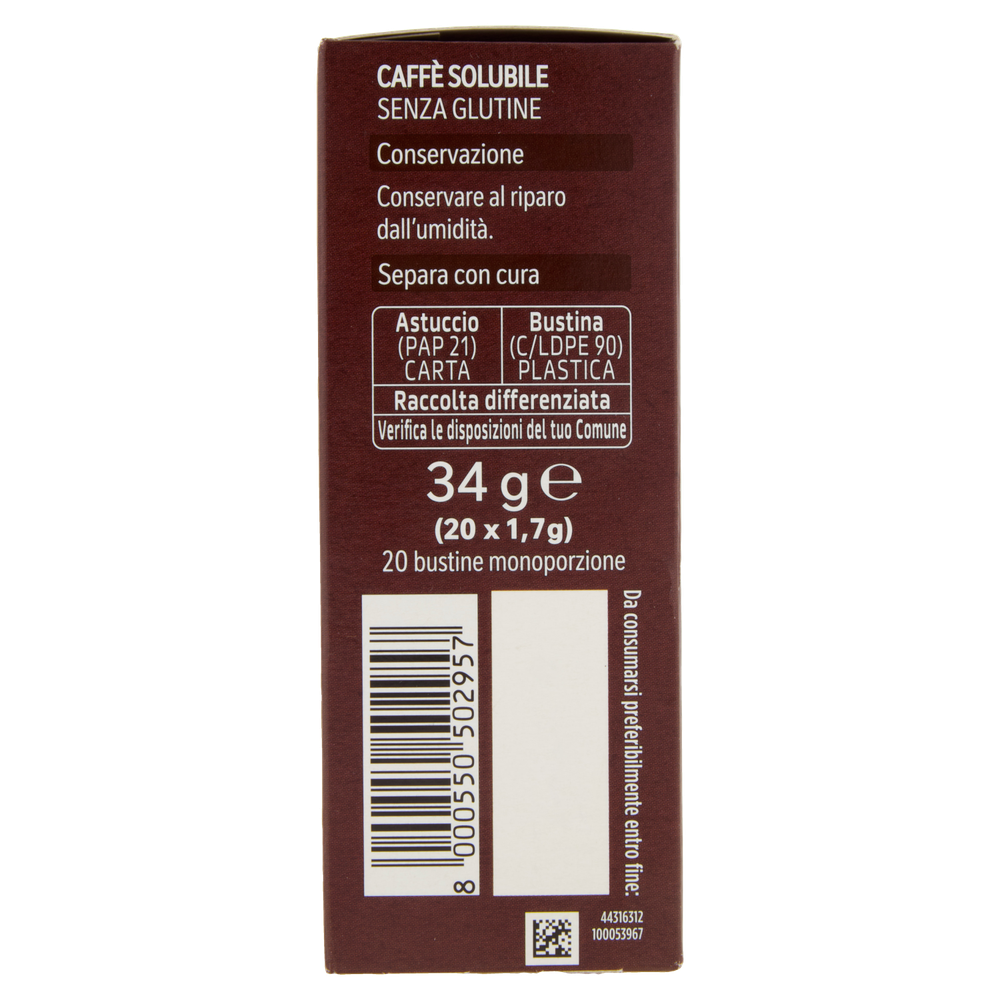 Caffè Solubile Classic In Bustine Senza Glutine 20x1,7g Nescafé - Foto 2