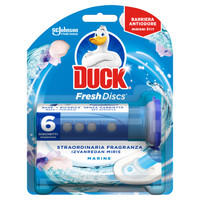 Tavoletta Per Wc In Gel Profumata Marine Fresh Discs Duck , conf . Da 1 Ap Tavoletta Per Wc In Gel Profumata Marine Fresh Discs Duck , conf . Da 1 Ap