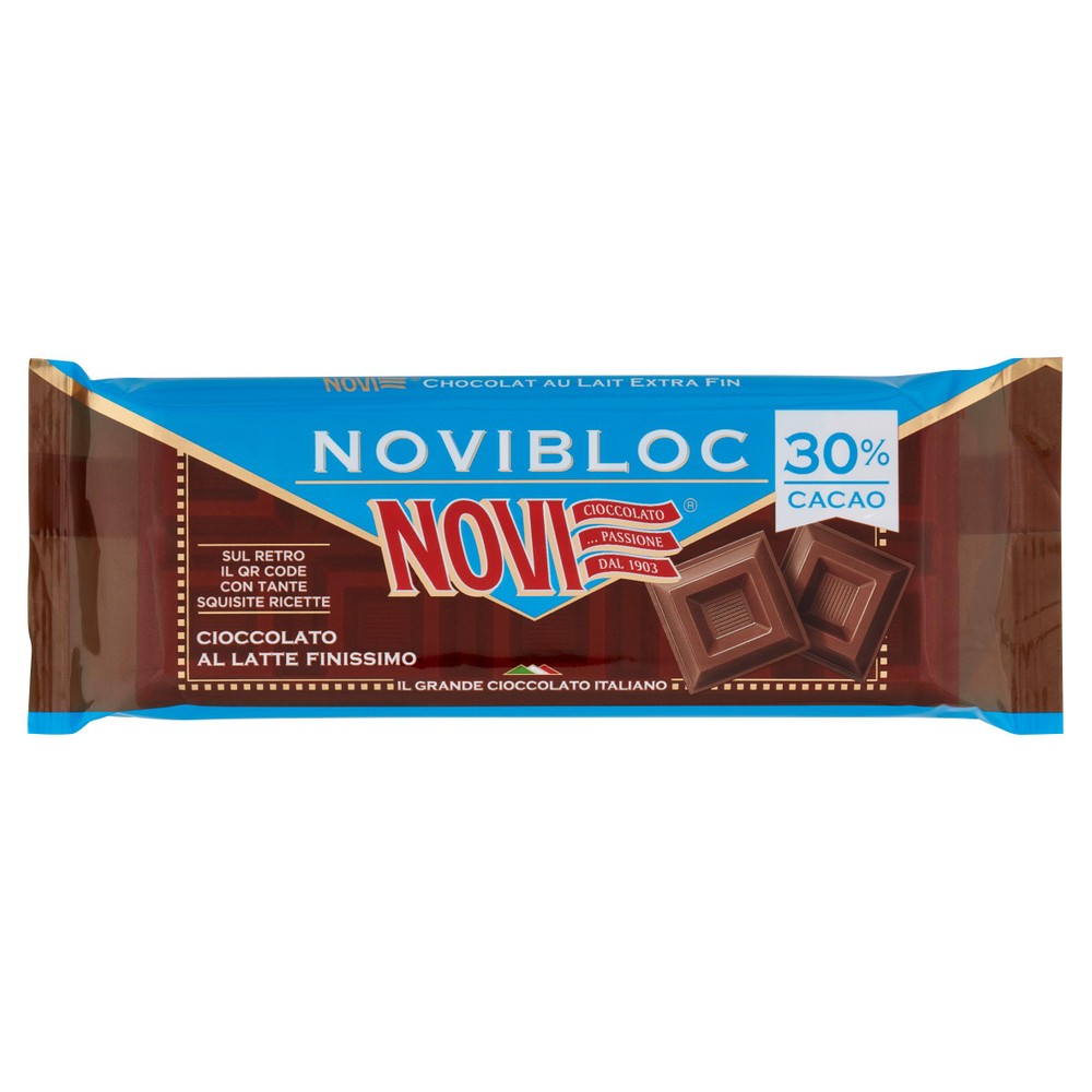 Tavoletta Di Cioccolato Noviblo Al Latte Finissimo 30% Di Cacao Novi - Foto 1
