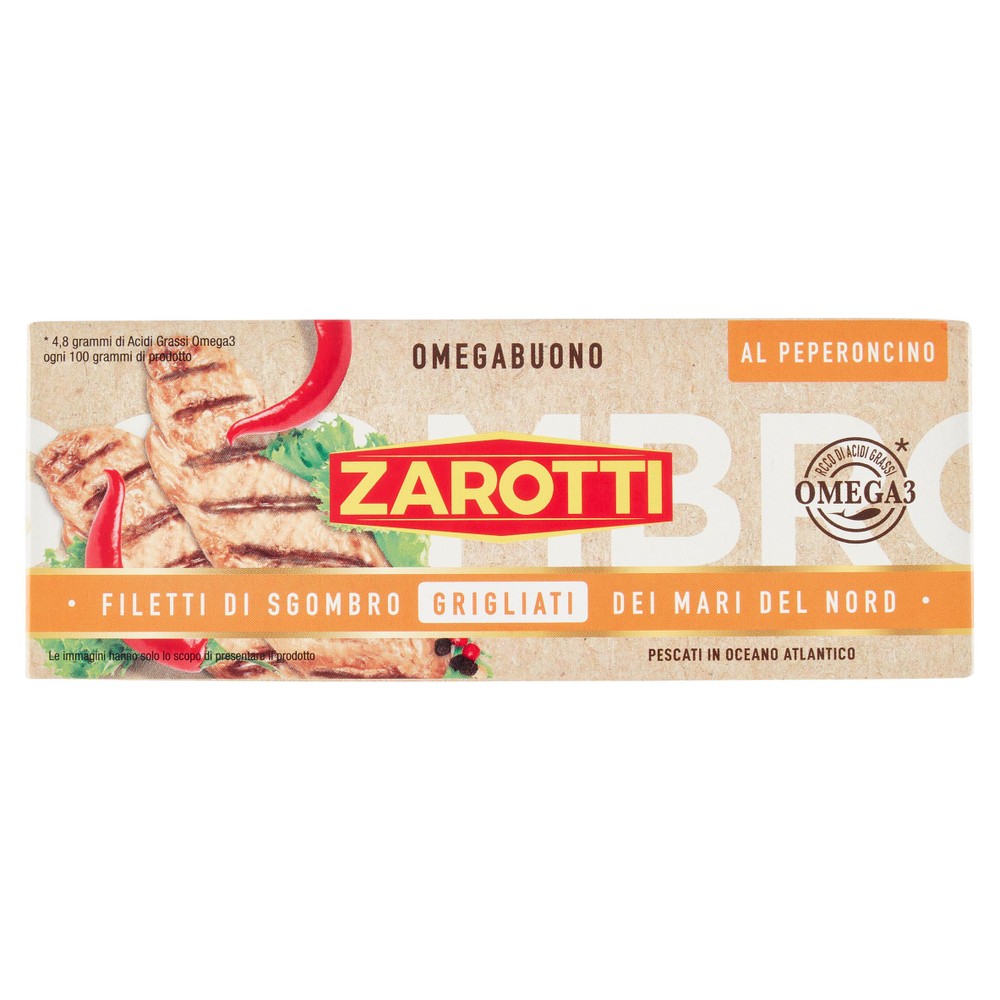 Filetti Di Sgombro Grigliati Al Peperoncino In Olio Delicato Zarotti - Foto 1