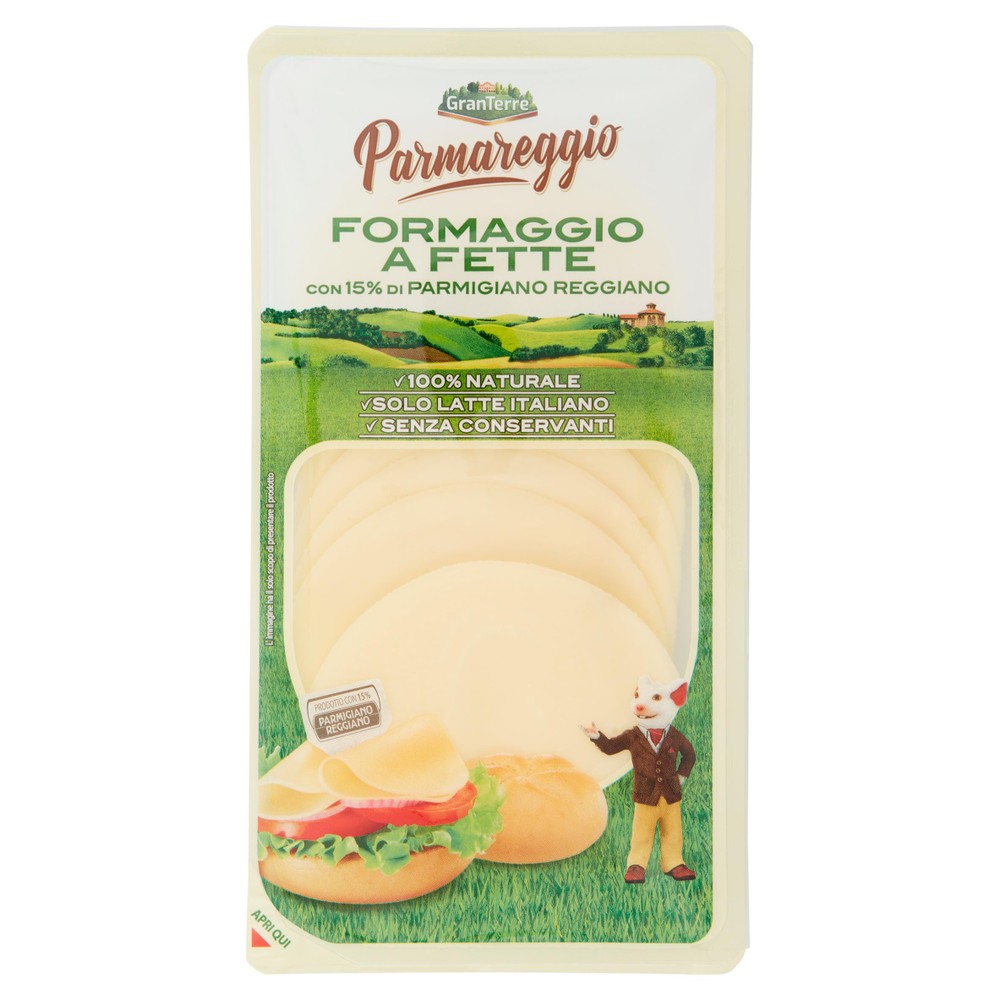 Formaggio A Fette Con Parmigiano Reggiano Parmareggio