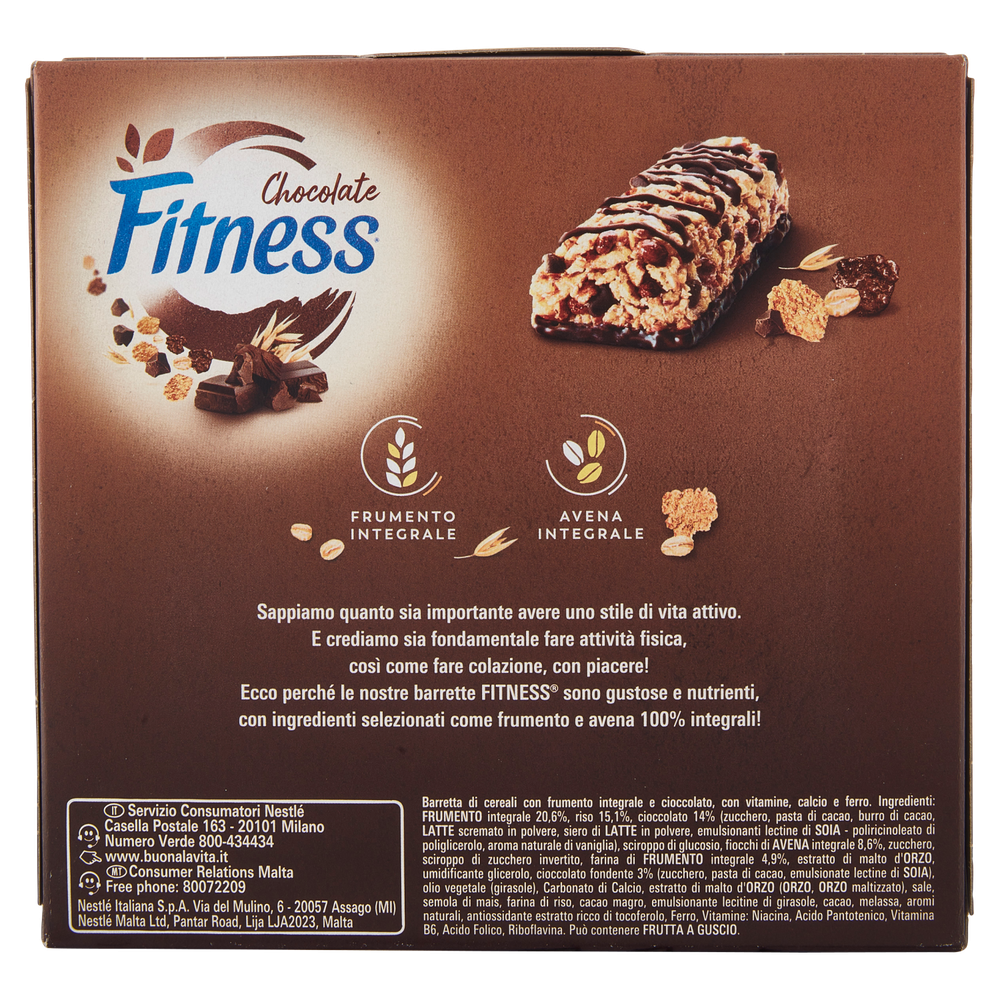 Cioccolato Barretta Di Cereali Integrali Fitness
