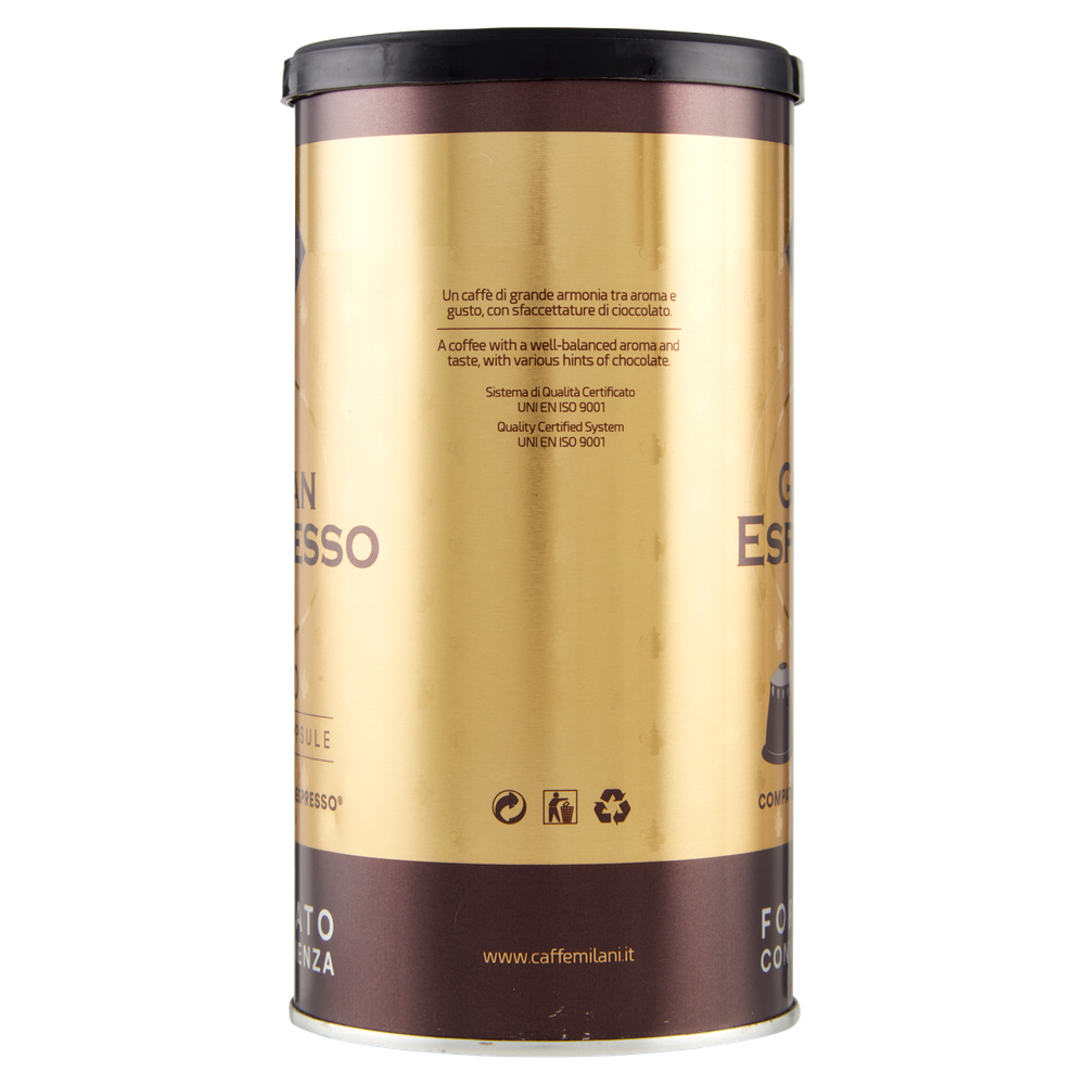 Capsule Caffè Gran Espresso Compatibili Nespresso 20pz Caffè Milani - Foto 2
