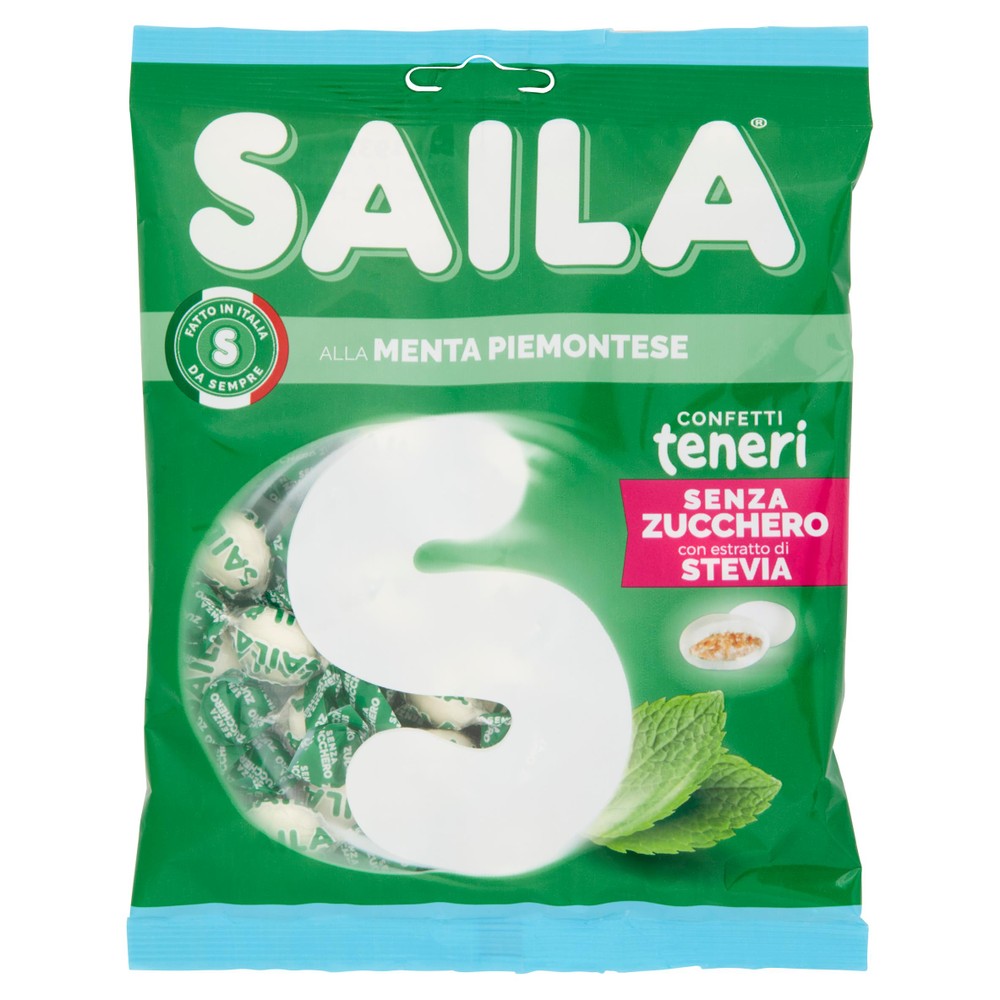Confetti Alla Menta Piemontese Senza Zucchero Con Stevia Saila - Foto 1