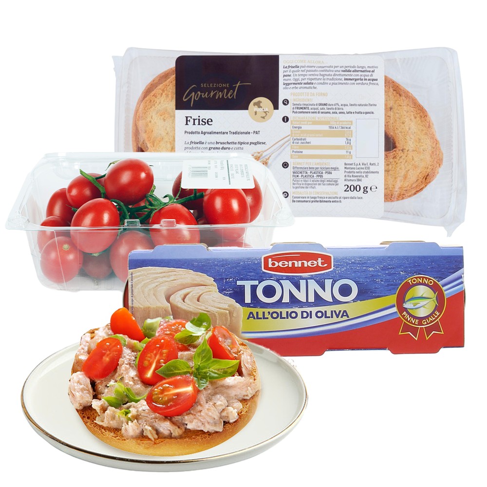 Frisella con Pomodoro e Tonno - Foto 1