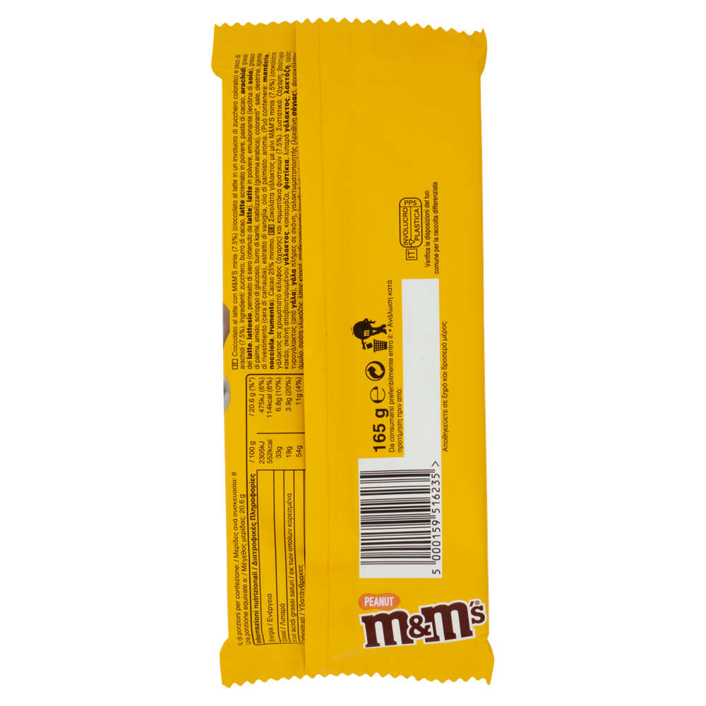 Tavoletta Cioccolato M&M's Arachidi