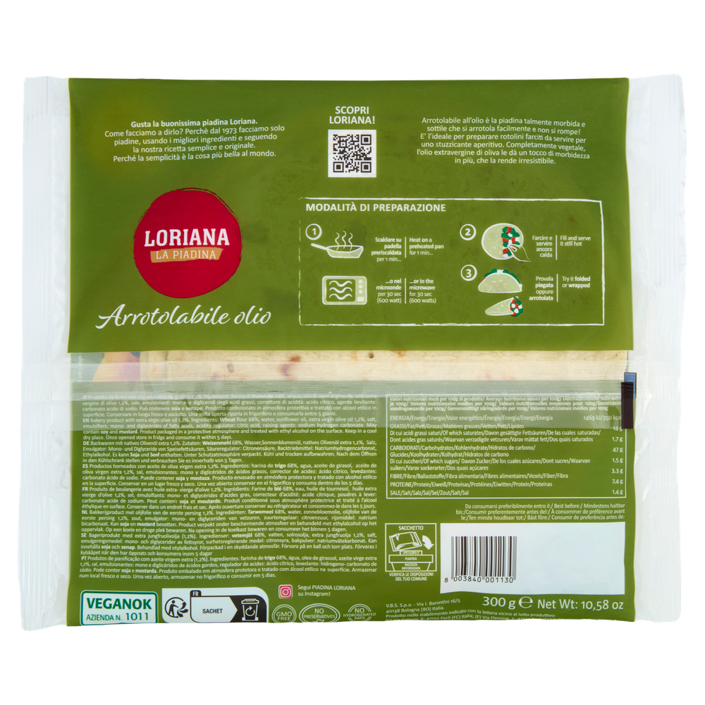 Piadina Arrotondabile Olio Loriana - Foto 3