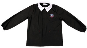 Casacca Scuola Bambino 8 Anni Nero Ricamo Calcio - Foto 1