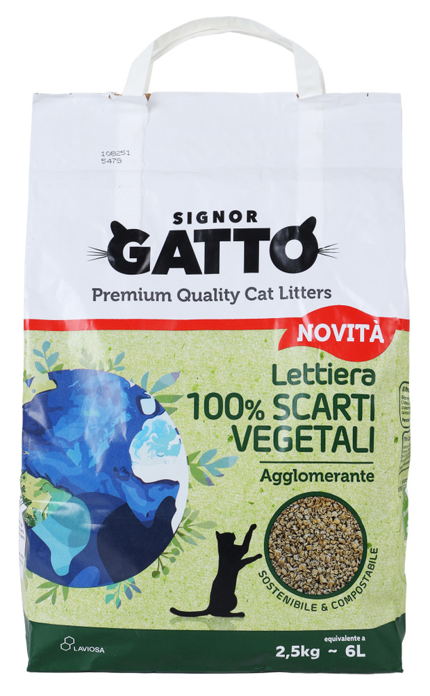 Lettiera 100% Scarti Vegetali Signor Gatto - Foto 1