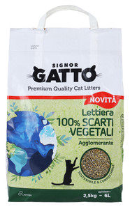 Lettiera 100% Scarti Vegetali Signor Gatto - Foto 1