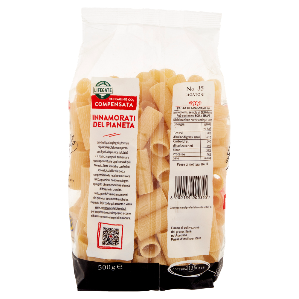 Pasta Rigatoni N.35 Pasta Di Gragnano Igp Garofalo - Foto 3