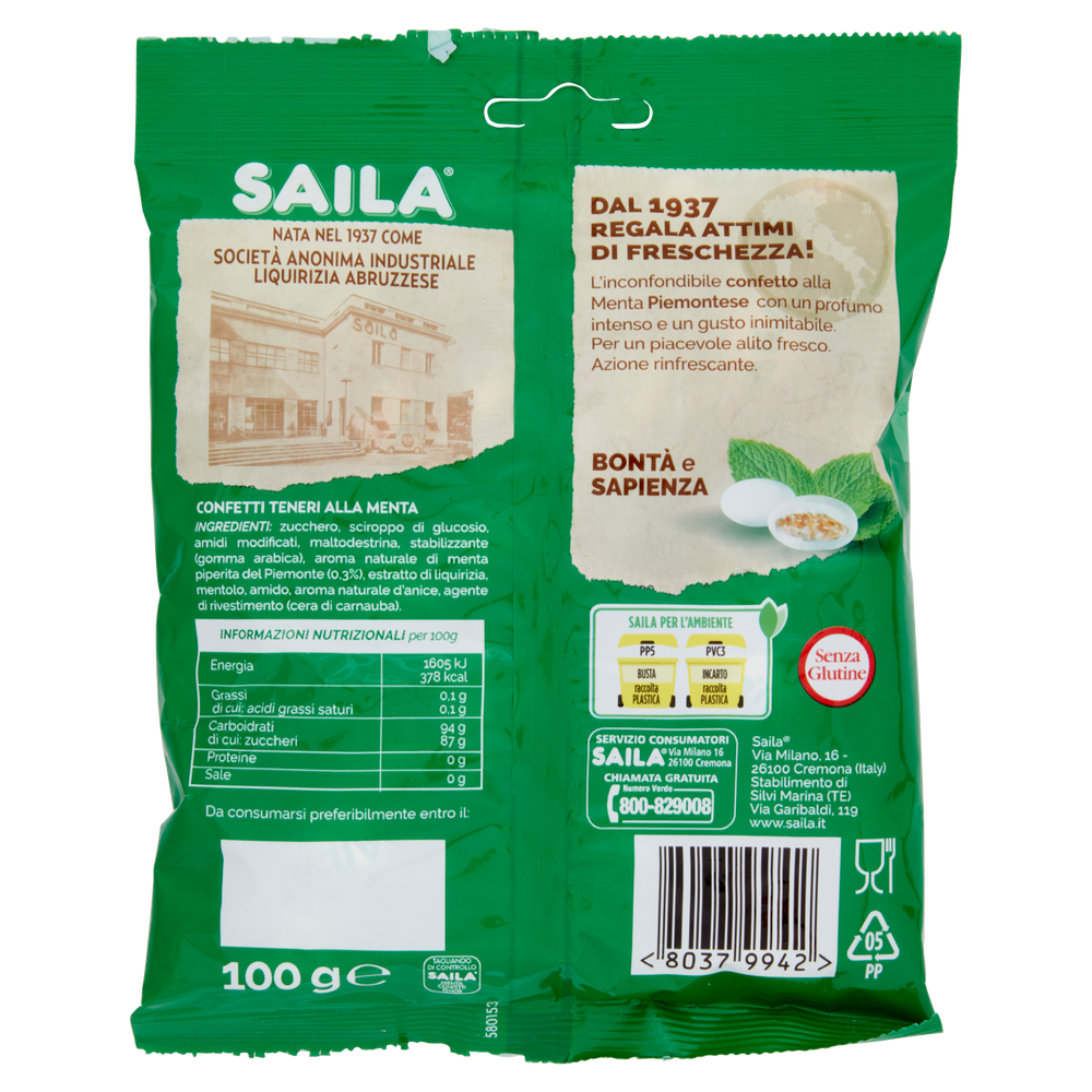 Caramelle Confetti Teneri Alla Menta Piemontese Saila - Foto 3