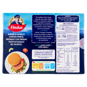 2 Burger Di Nasello Con Pomodoro E Rosmarino 170g Capitan Findus - Foto 3