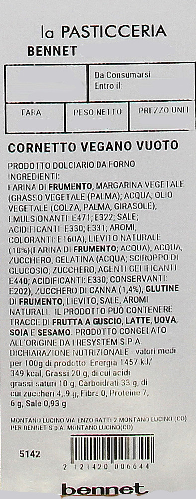 Cornetto Vegano Vuoto - Foto 3