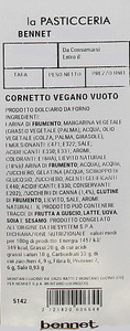Cornetto Vegano Vuoto