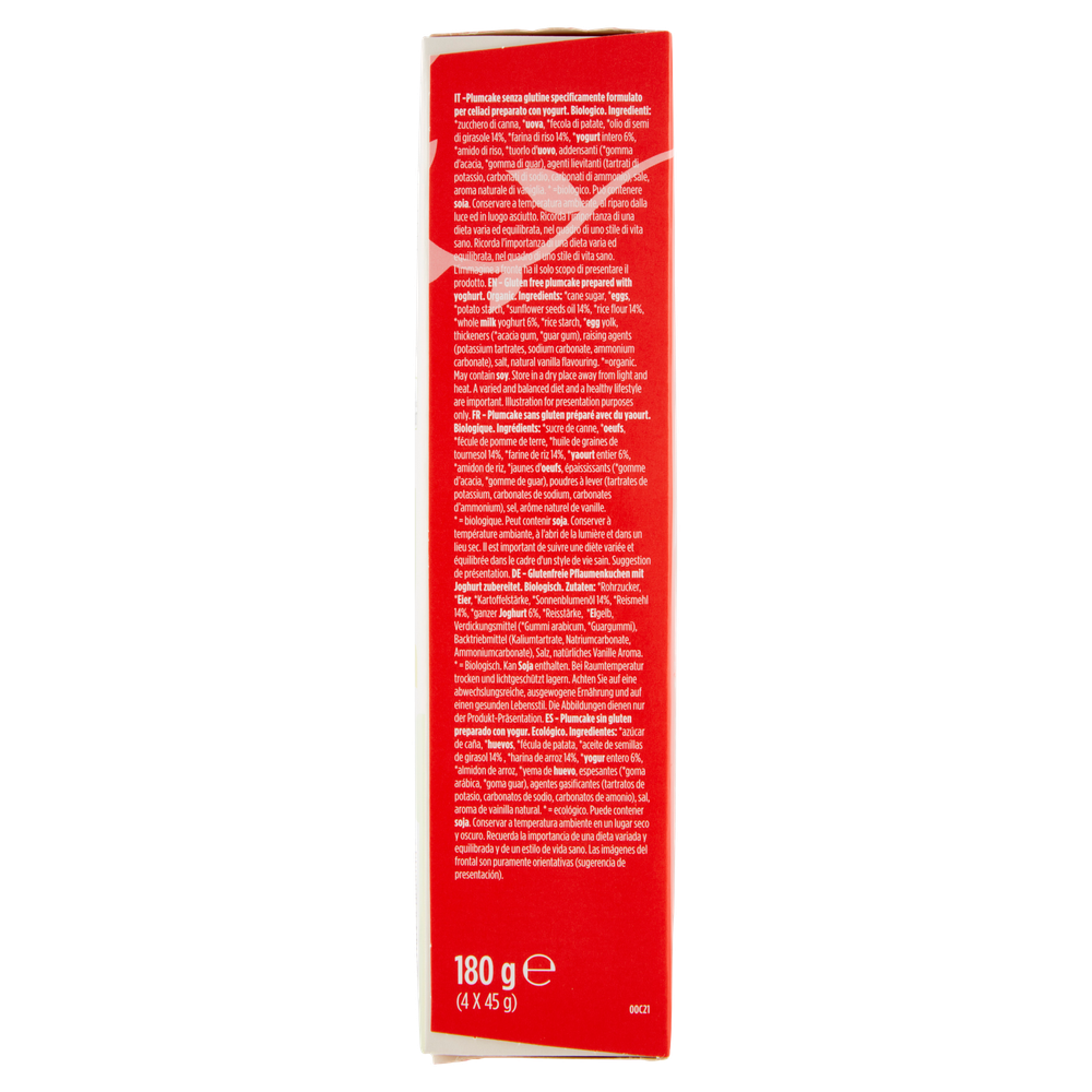 Plumcake Allo Yogurt Senza Glutine 4x45g Germinal Bio - Foto 2