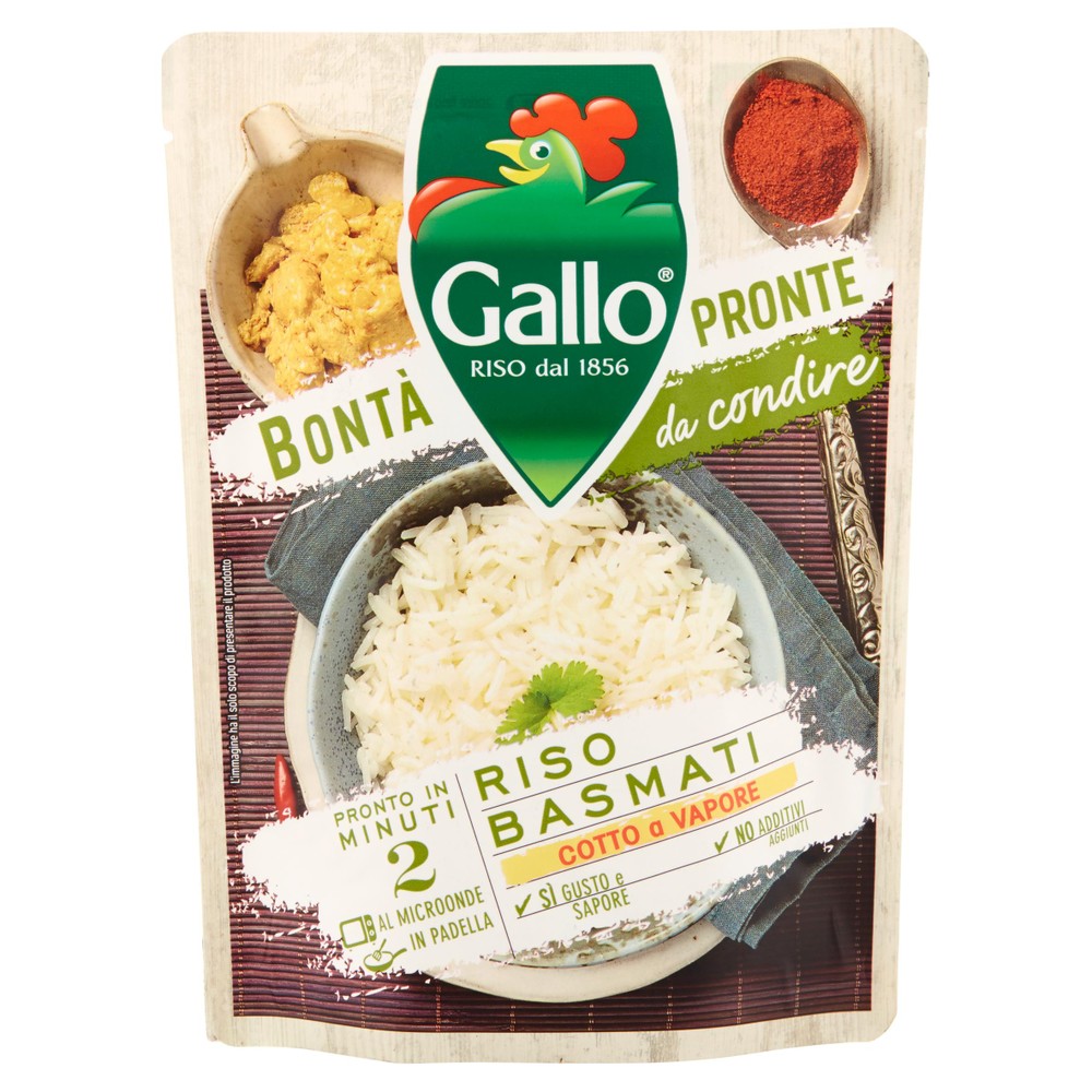 Riso Basmati Bonta' Pronte Da Condire Gallo - Foto 1