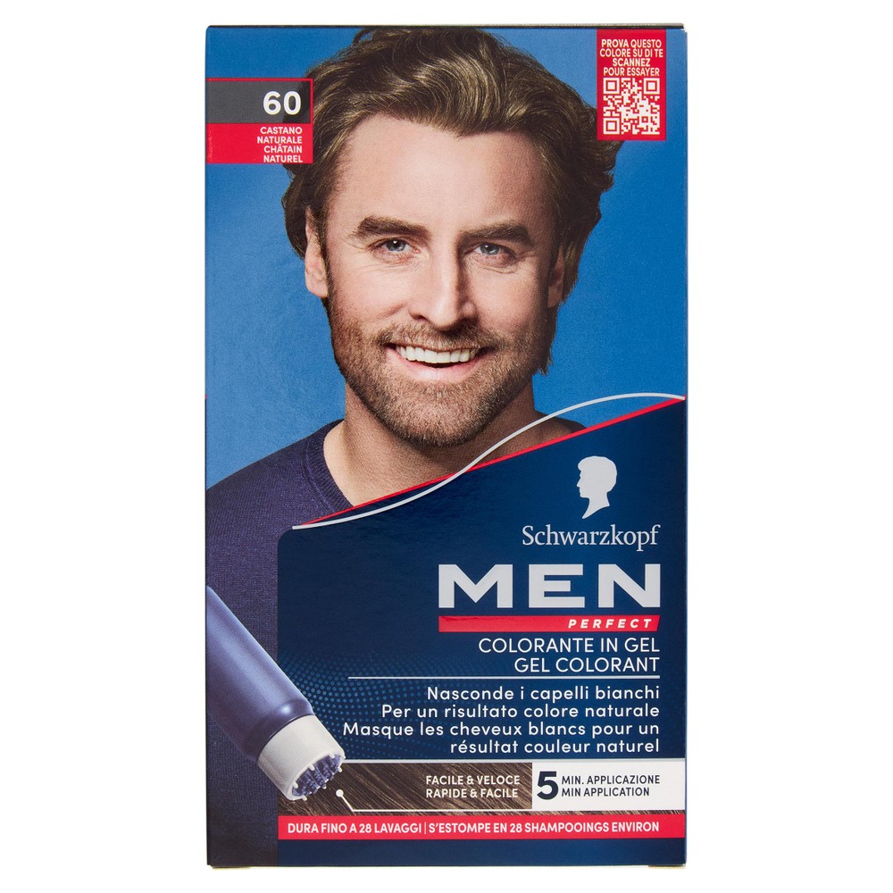 Colorazione Capelli Uomo 60 Castano Naturale Men Perfect - Foto 1