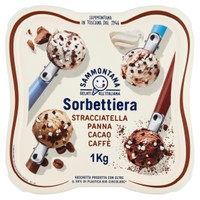Gelato Sorbettiera Panna-Stracciatella-Cacao-Caffe' Sammontana