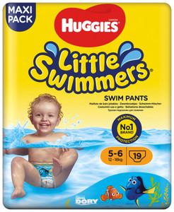 Pannolini Huggies Little Swimmers Taglia 5-6 - Foto 1