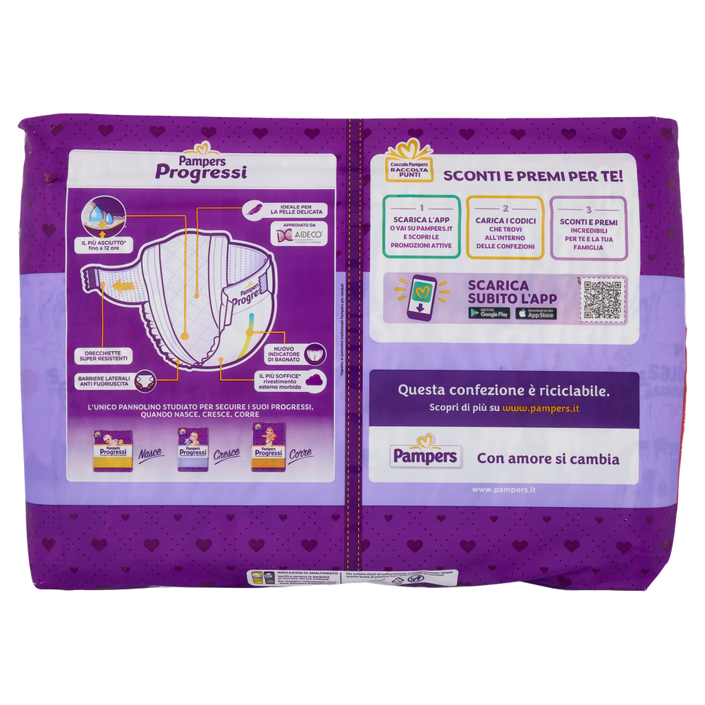 42 Pannolini Progressi Taglia 4 Maxi Pampers - Foto 3