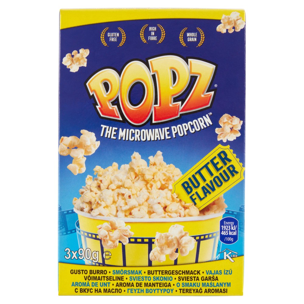 Popcorn Per Microonde Al Sale Popz