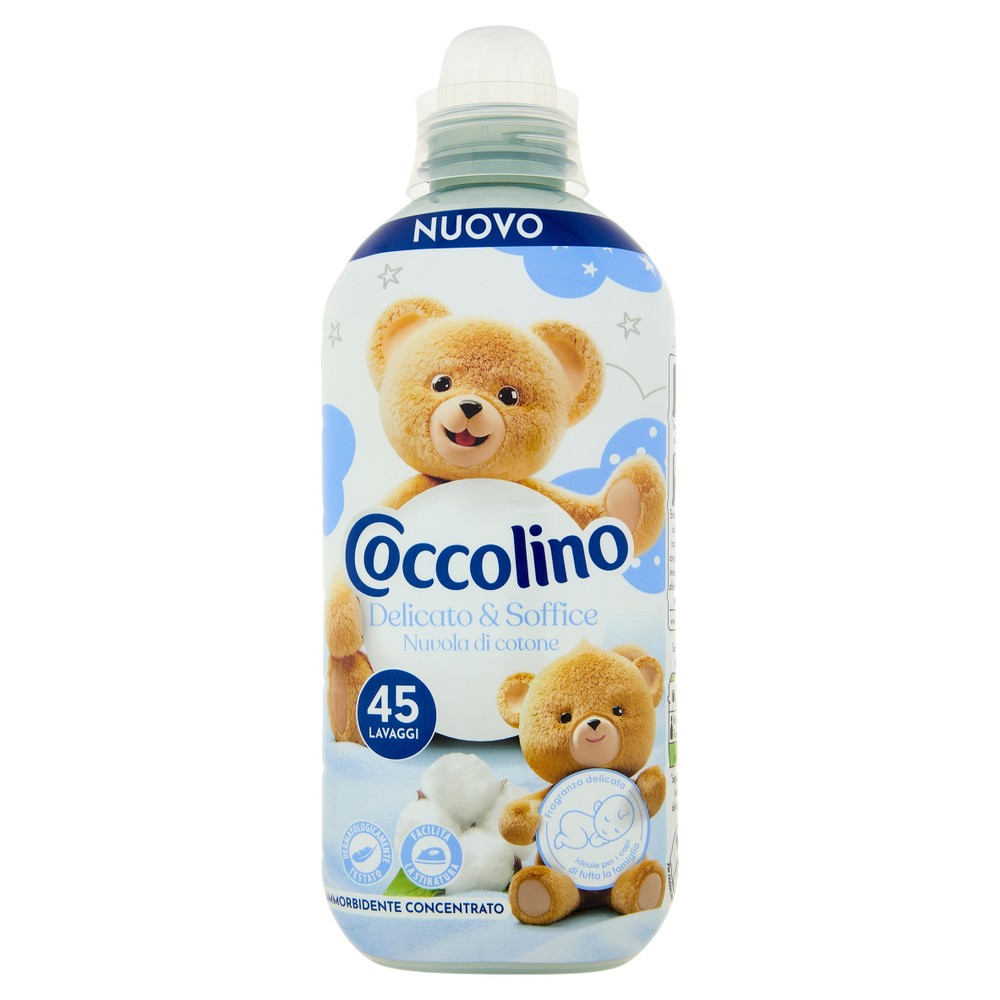 Coccolino Ammorbidente Concentrato Delicato E Soffice Nuvola Cotone - Foto 1