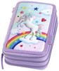 Astuccio 3 Zip Unicorno Faber Castell