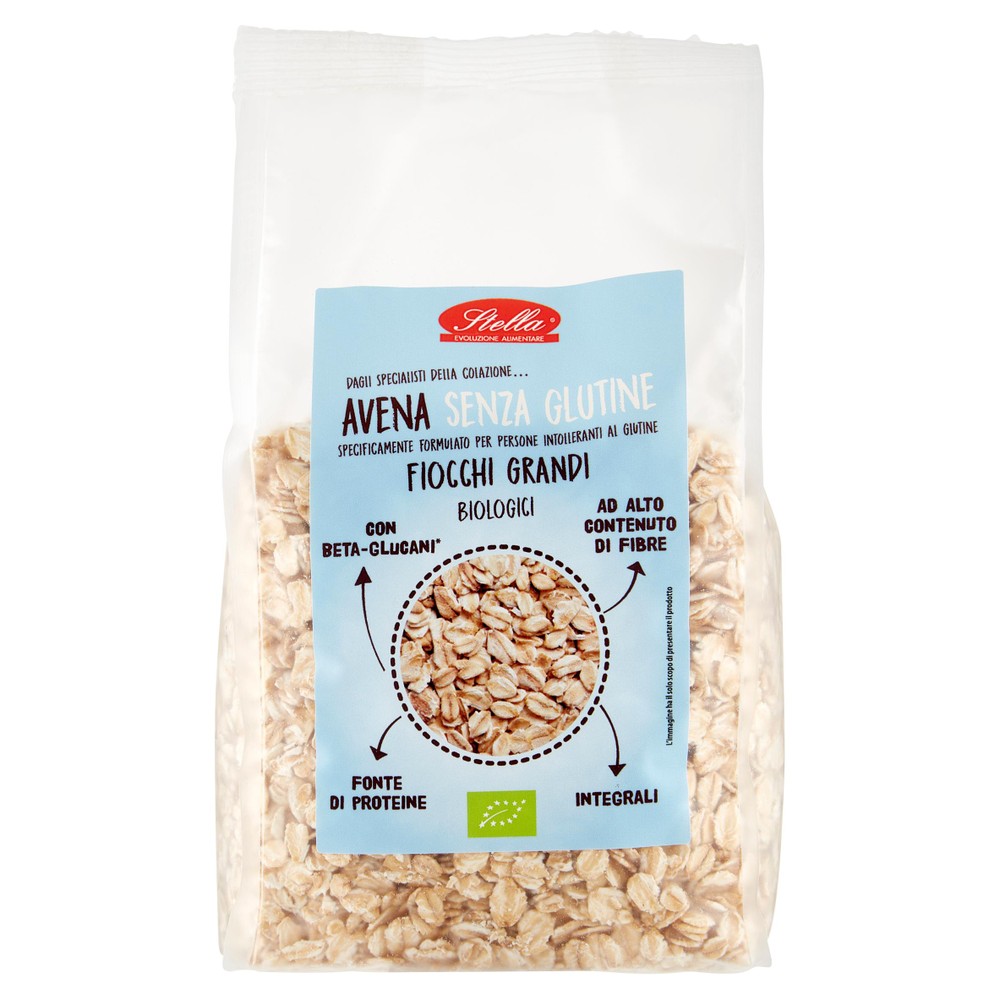 Fiocchi Grandi Di Avena Biologici Senza Glutine Stella - Foto 1