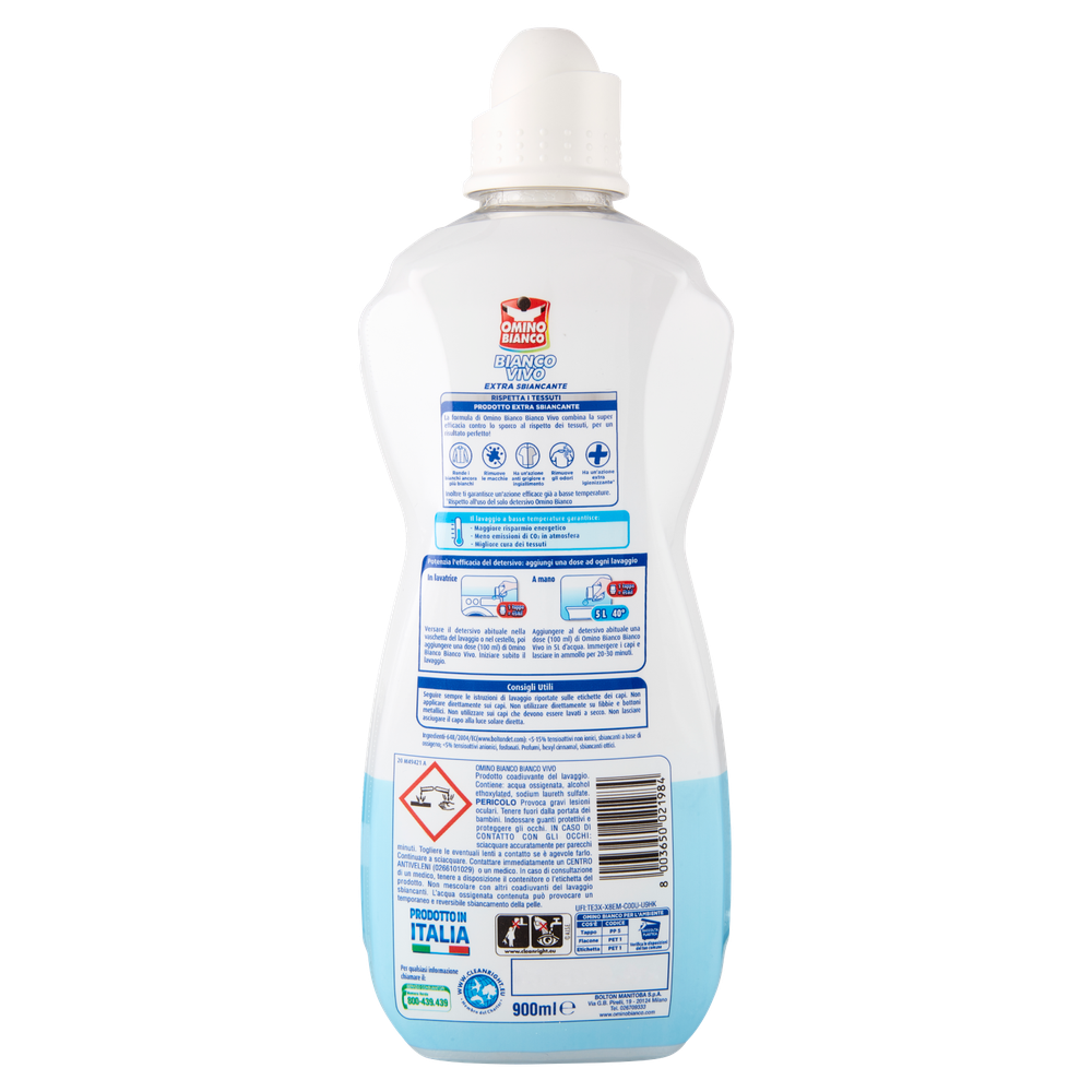 Additivo Sbiancante In Gel Bianco Vivo Omino Bianco - Foto 3