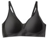 Reggiseno Senza Ferretto In Microfibra E Tulle XL Nero Cotonella