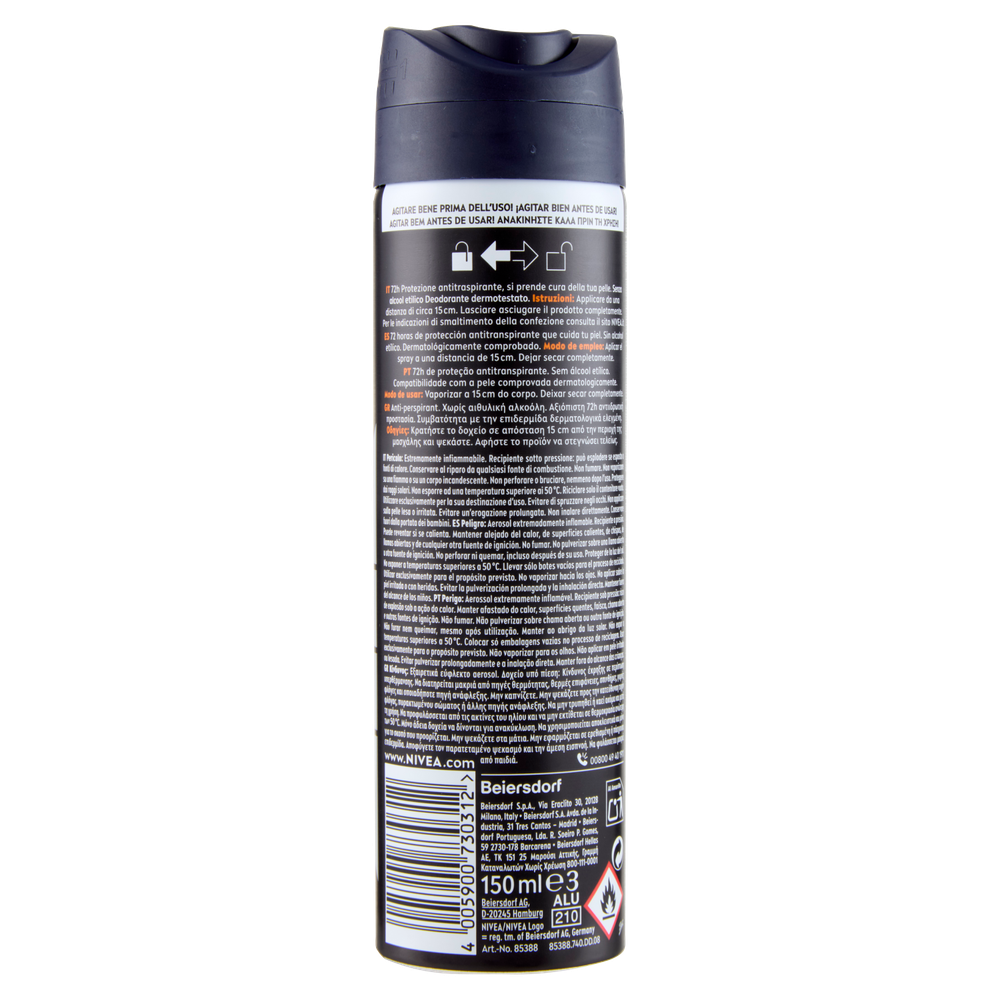 Deodorante Men Spray Black&White Ultimate Nivea - Foto 3