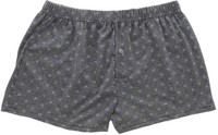 Boxer Uomo 4 Grigio Melange Scuro Stampato Delinea