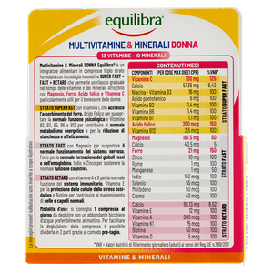Multivitamine E Minerali Donna Equilibra - Foto 3