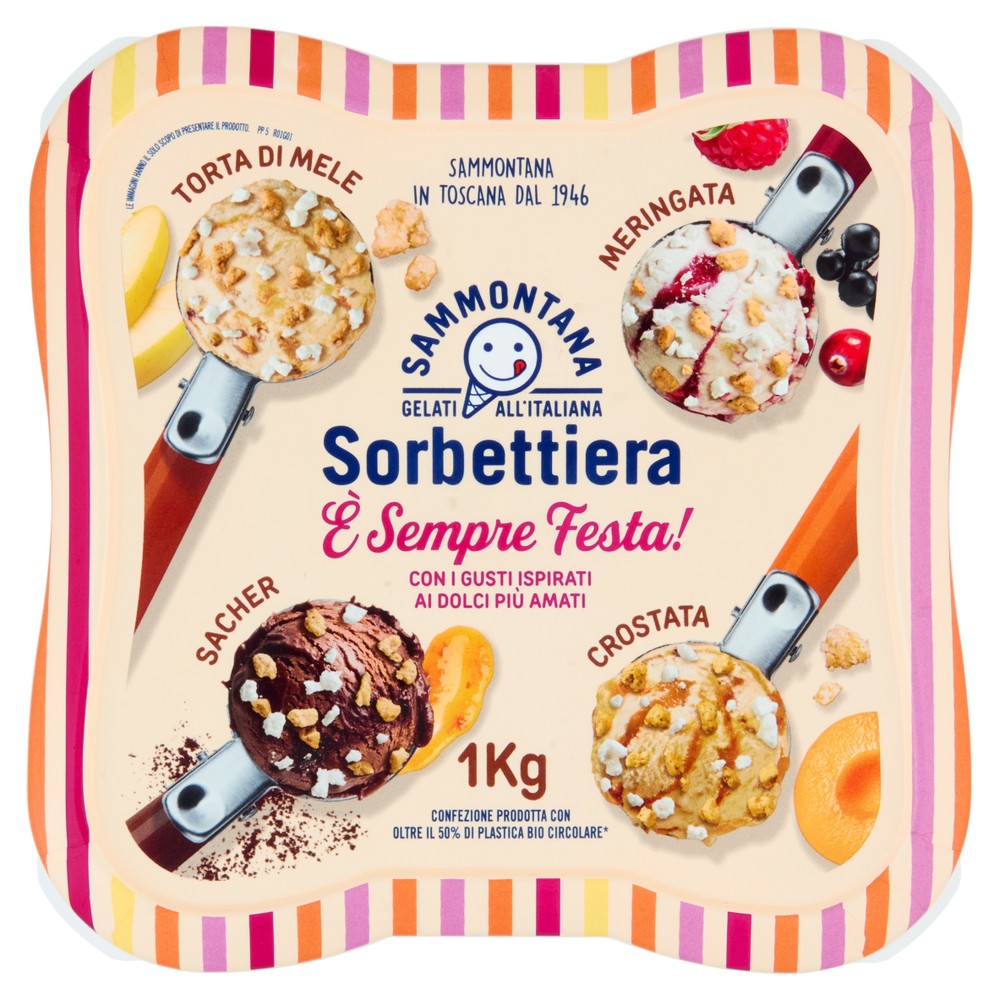 Sorbetteria Gusto Sacher, Torta Di Mele, Costata, Mering. Sammontana - Foto 1