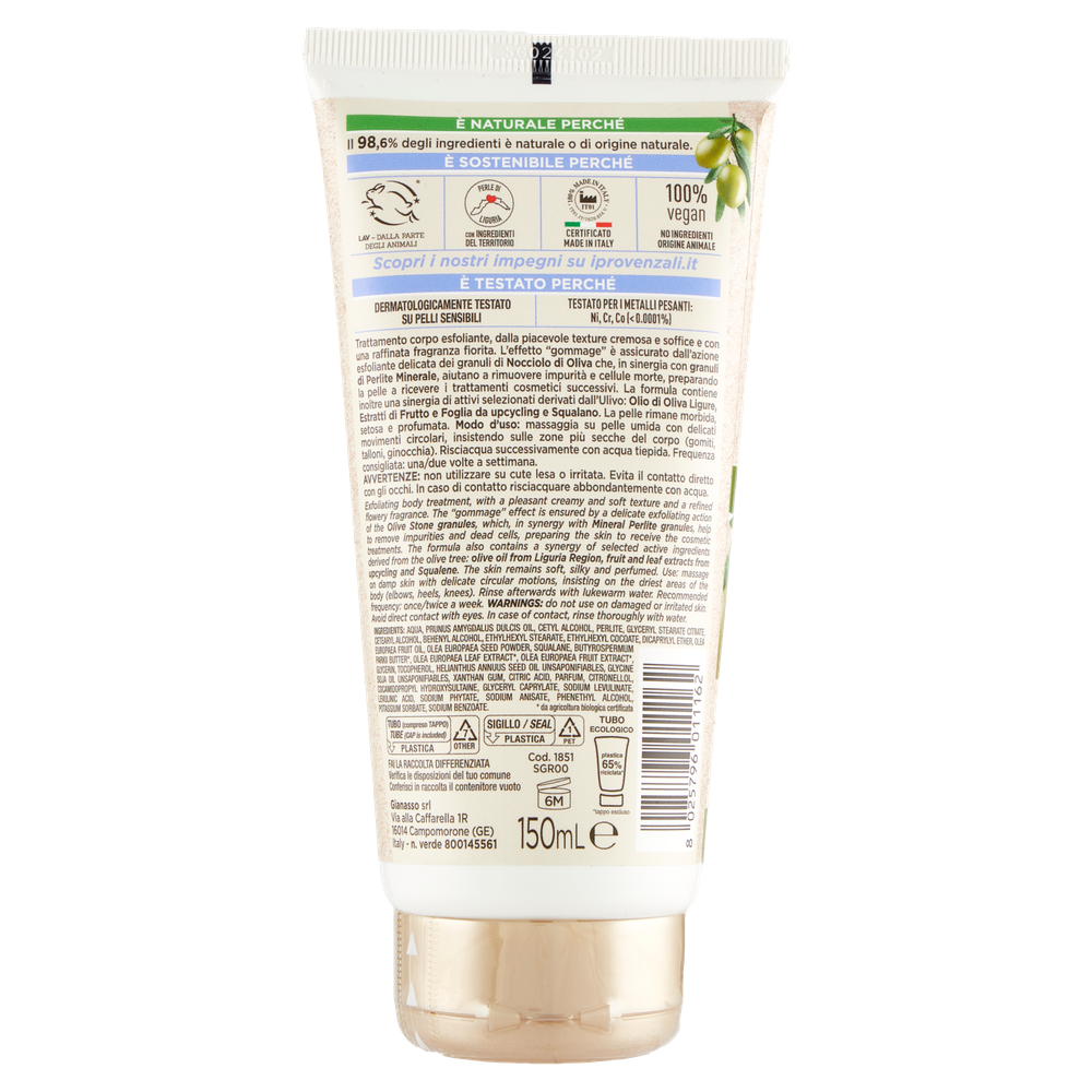 Esfoliante Corpo Ulivo Ligure I Provenzali - Foto 3