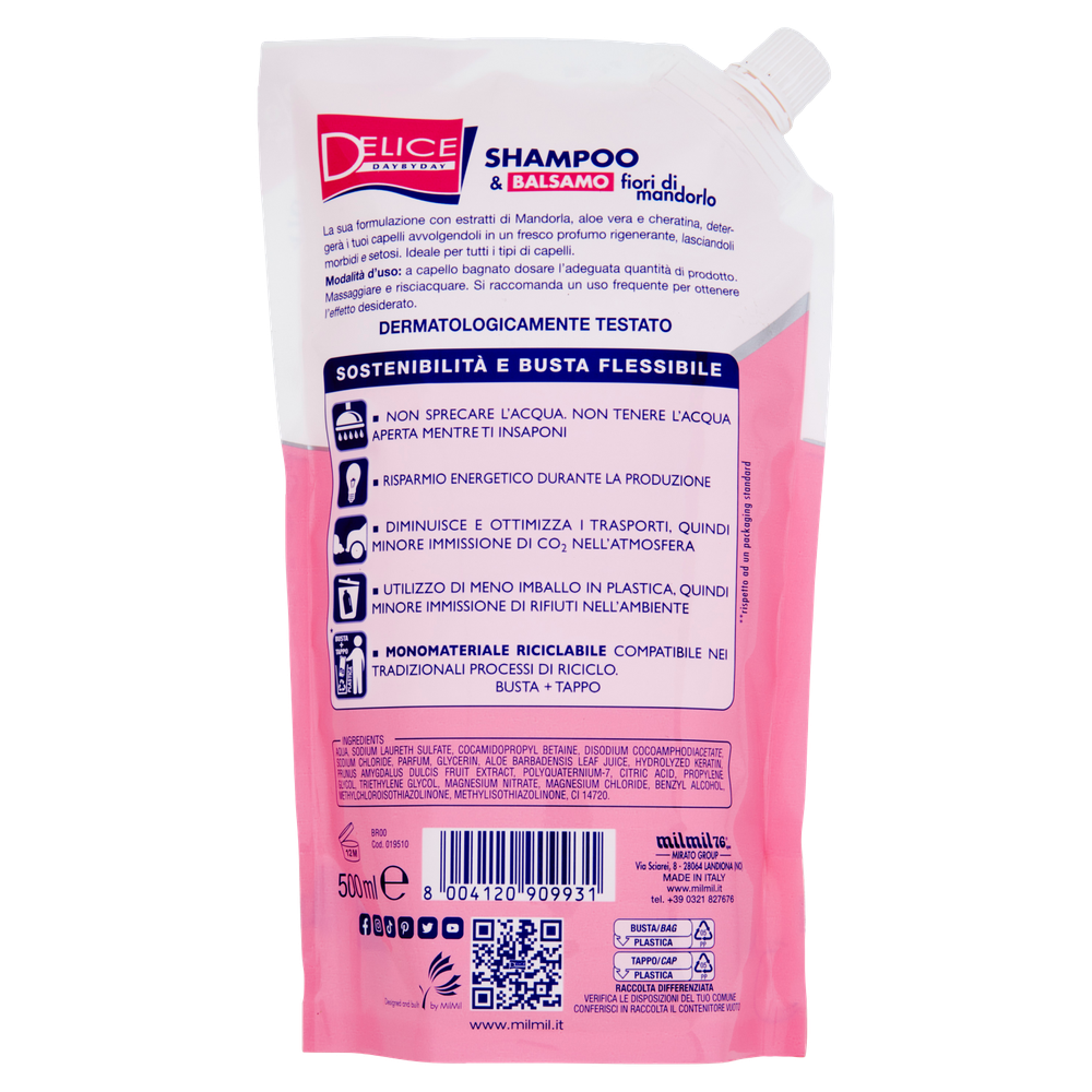 Shampoo & Balsamo Fiori Di Mandorlo Busta Delice - Foto 3