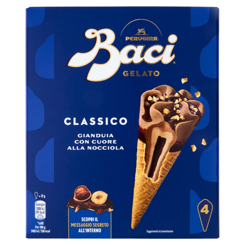 Cono Gelato Baci Perugina Conf. Da 4 - Foto 1