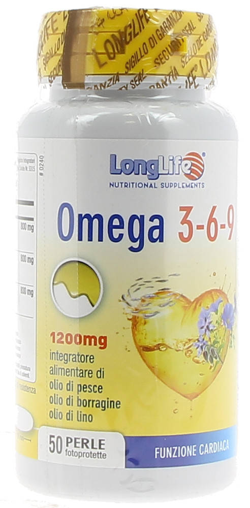 Longlife Acidi Grassi Omega 3-6-9 Perle